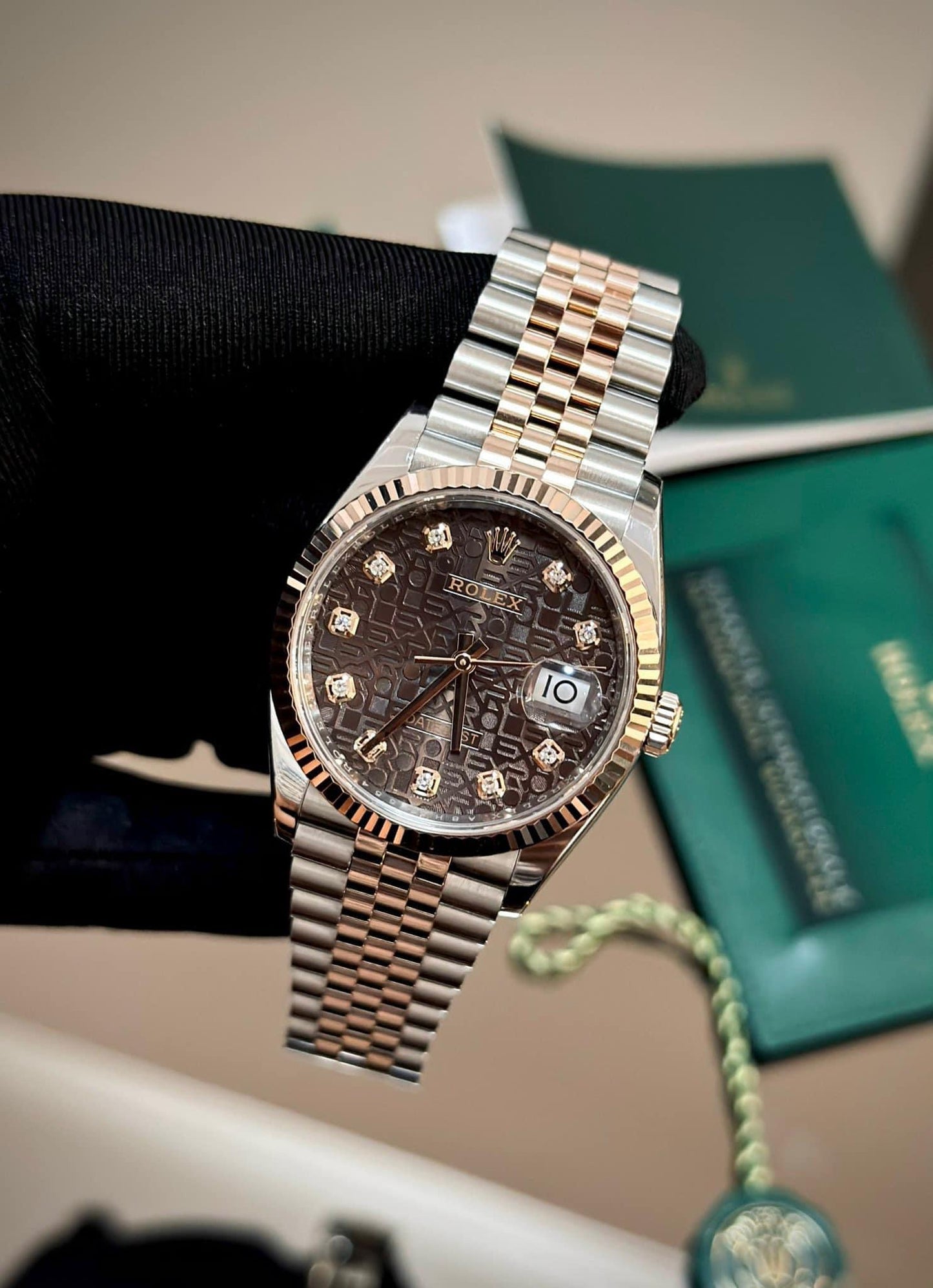 Đồng Hồ Rolex Datejust 36mm 126231 vi tính nâu