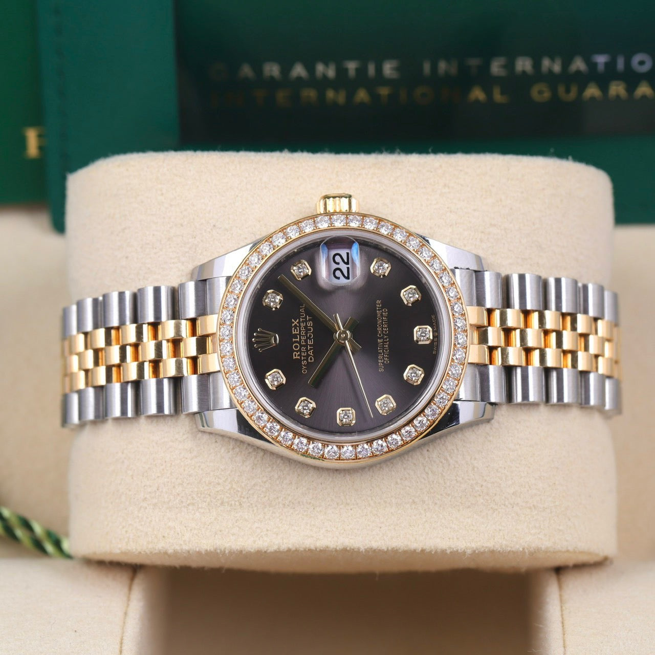 Đồng Hồ Rolex DateJust 278383RBR Mặt Xám