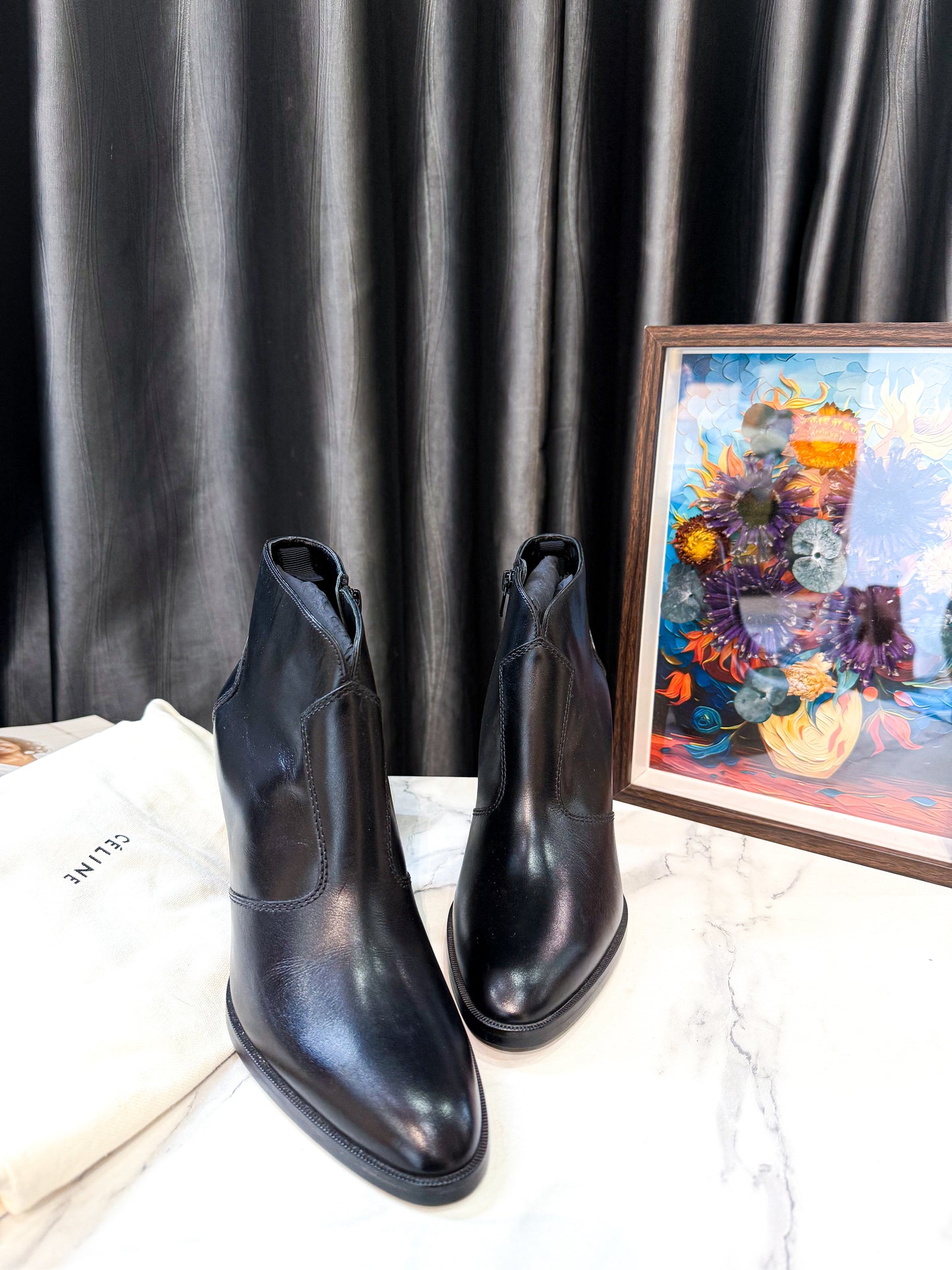 Boot Celine Đen Size 39