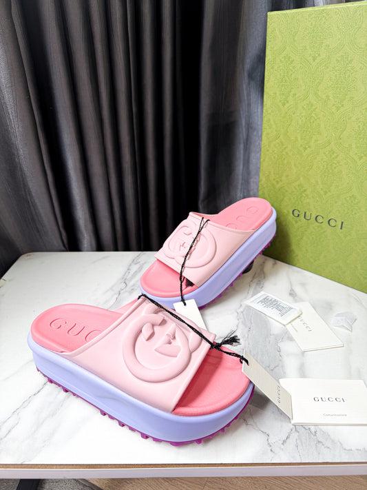 Dép Gucci Hồng Size 35