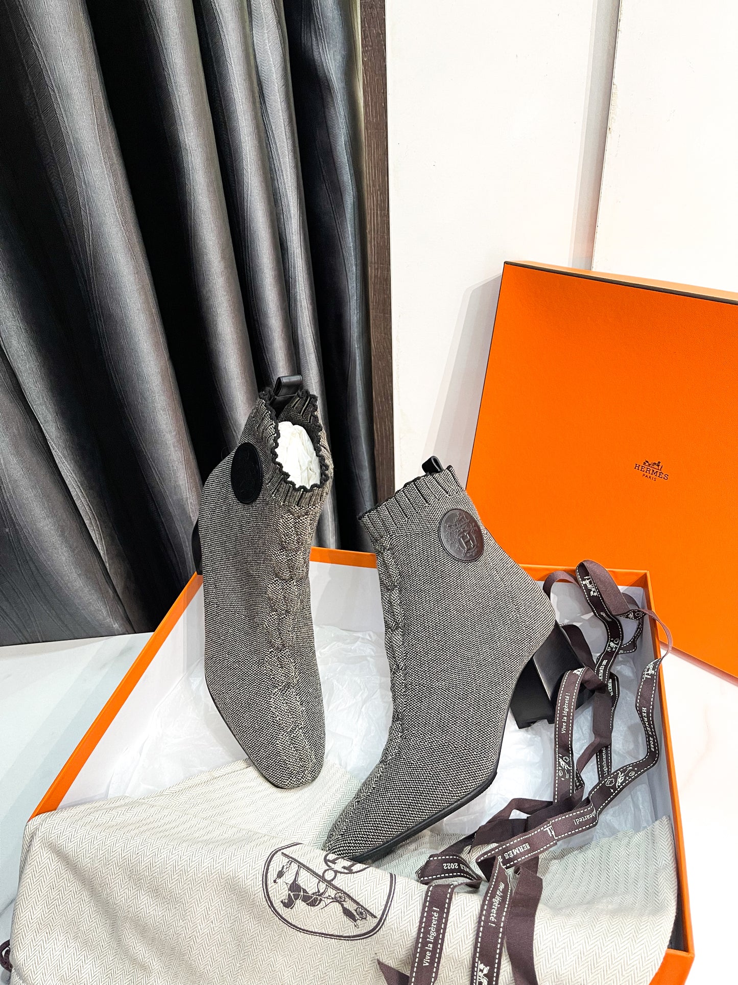 Boot Hermes Grey Size 36