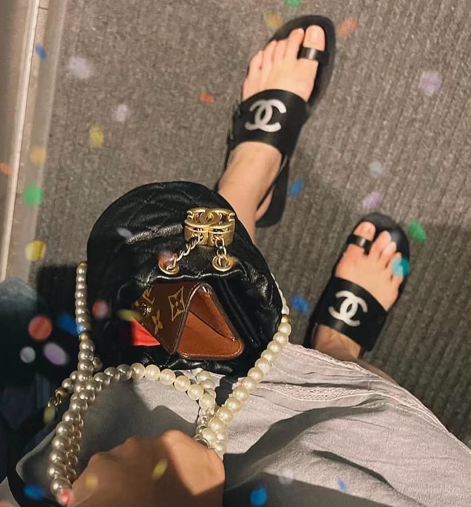 Sandal Chanel Size 37 Xỏ Ngón GD53