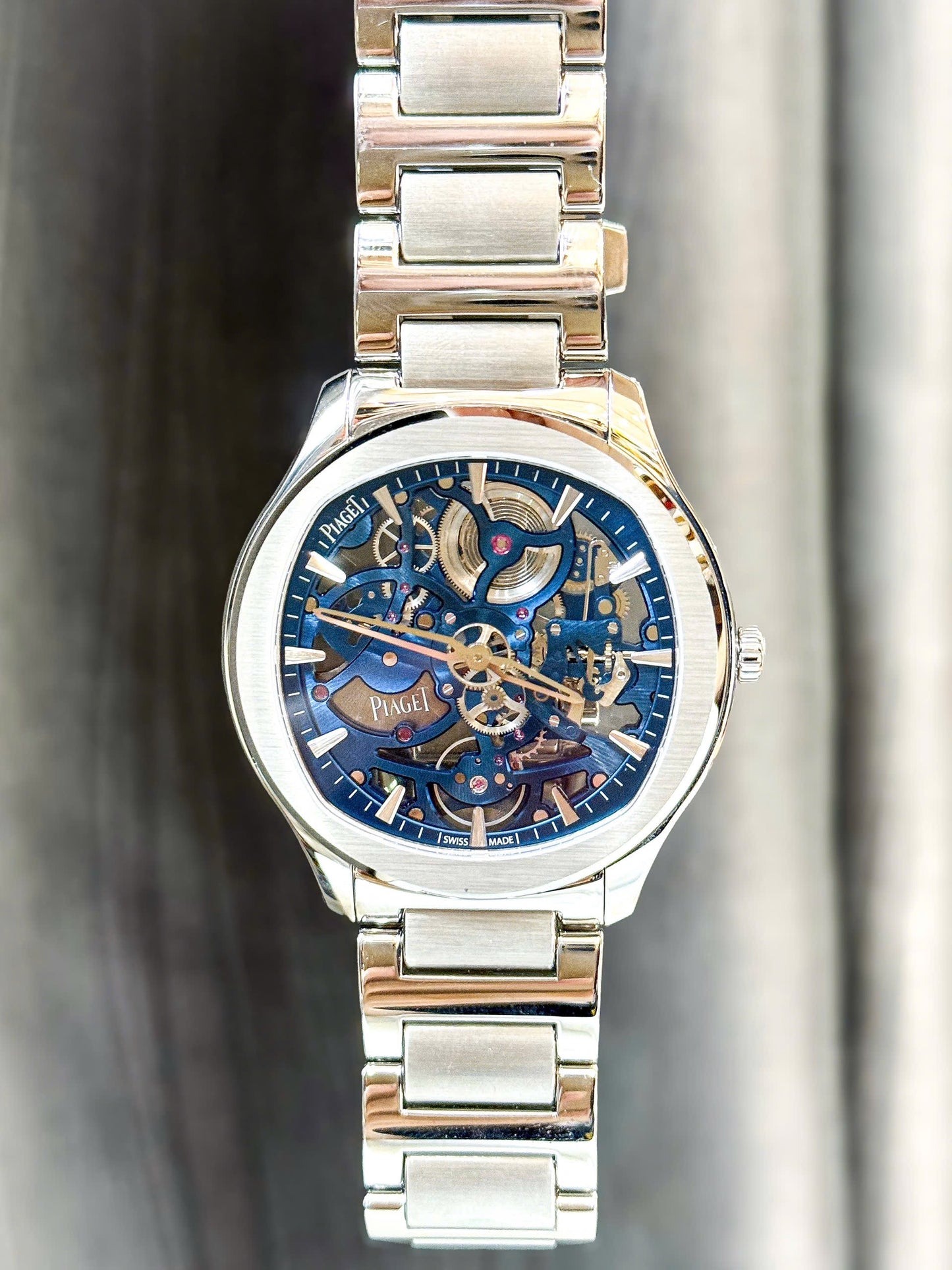 Đồng Hồ Piaget Polo Skeleton Blue 42mm