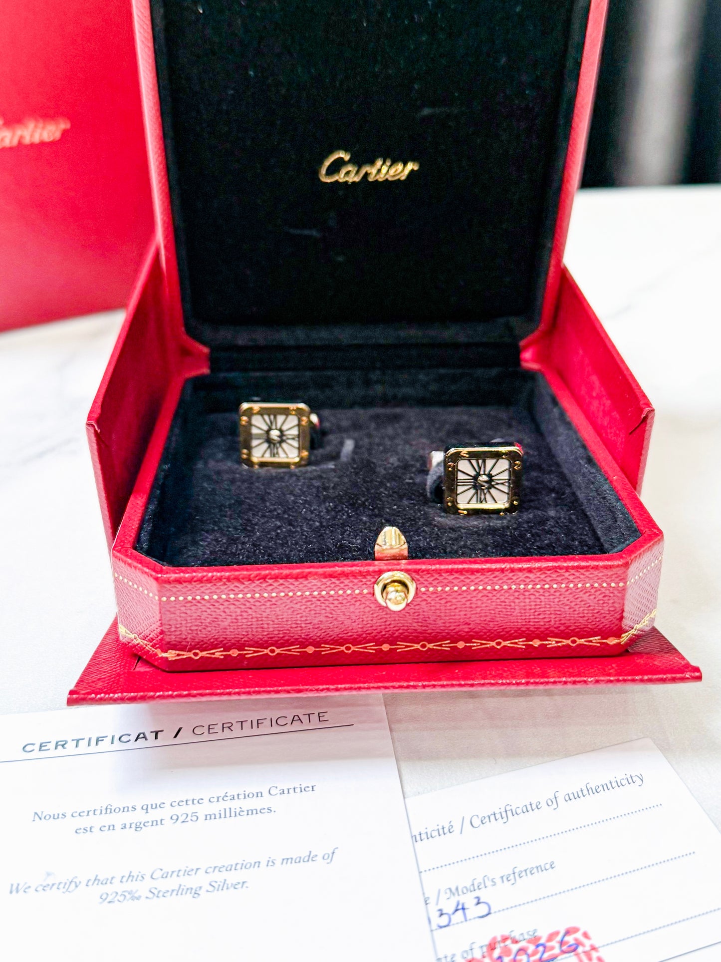 A A Khuy Măng Set Cartier New
