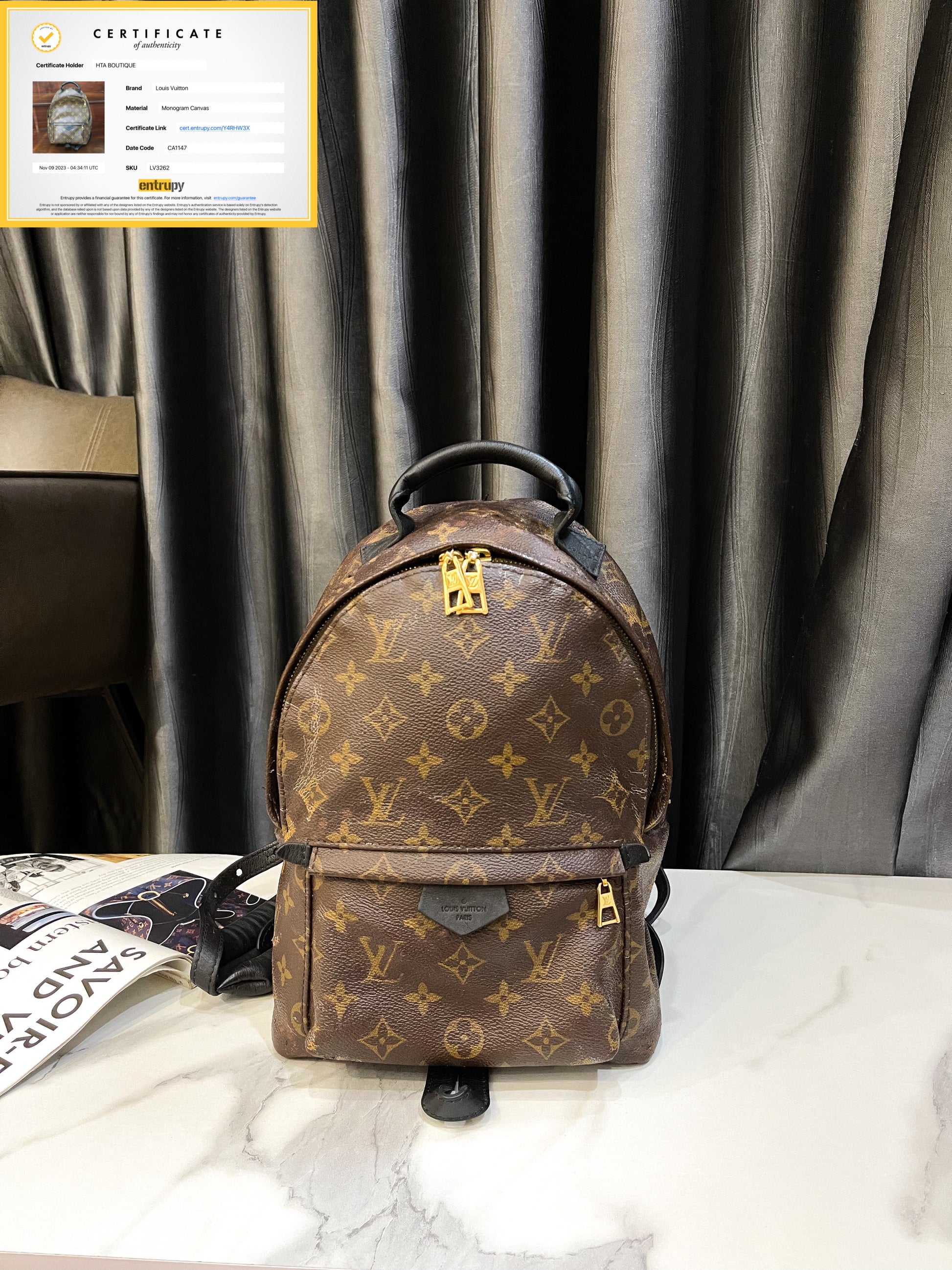 louis vuitton backpack sizes Monogram Canvas Montsouris MM Brown The Lady Bag Bags Brand Upcycled Louis Vuitton Backpack with