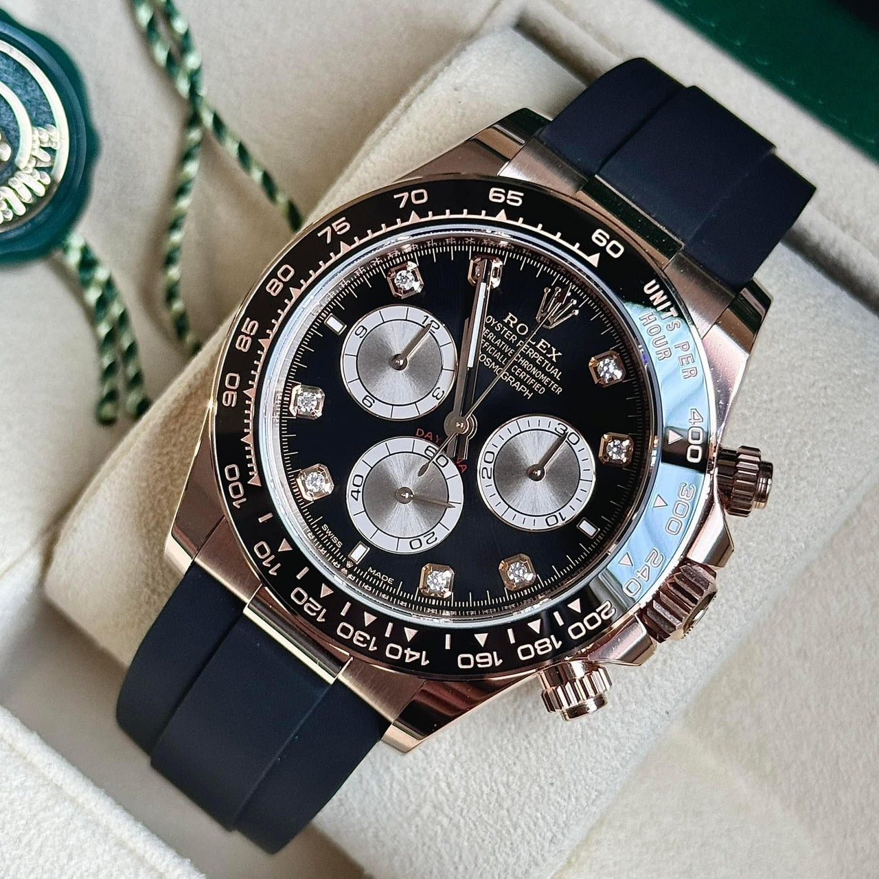 Đồng Hồ Rolex Daytona 126515 Black Diamond 40mm