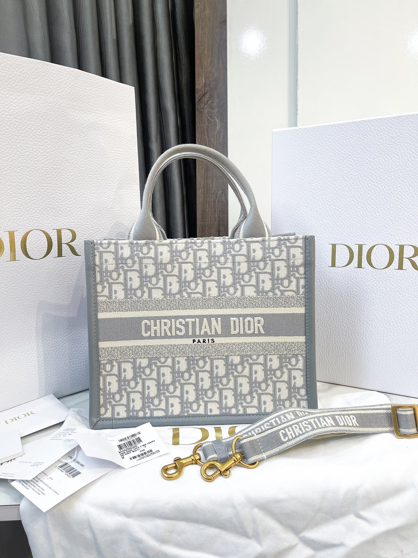 A Dior Book Tote Strap Size S