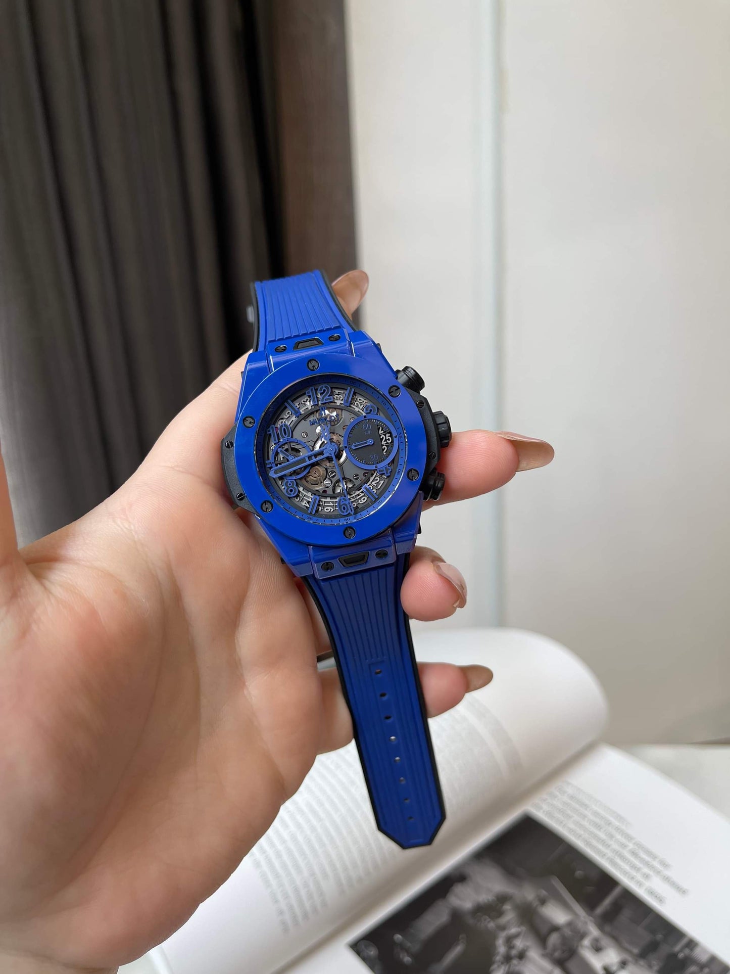 Đồng Hồ Hublot Bigbang Unico 42mm Ceramic Blue Limited 250pcs