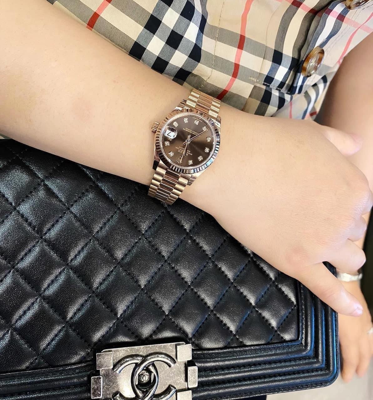 Đồng Hồ Rolex DateJust 278275 size 31mm Chocolate