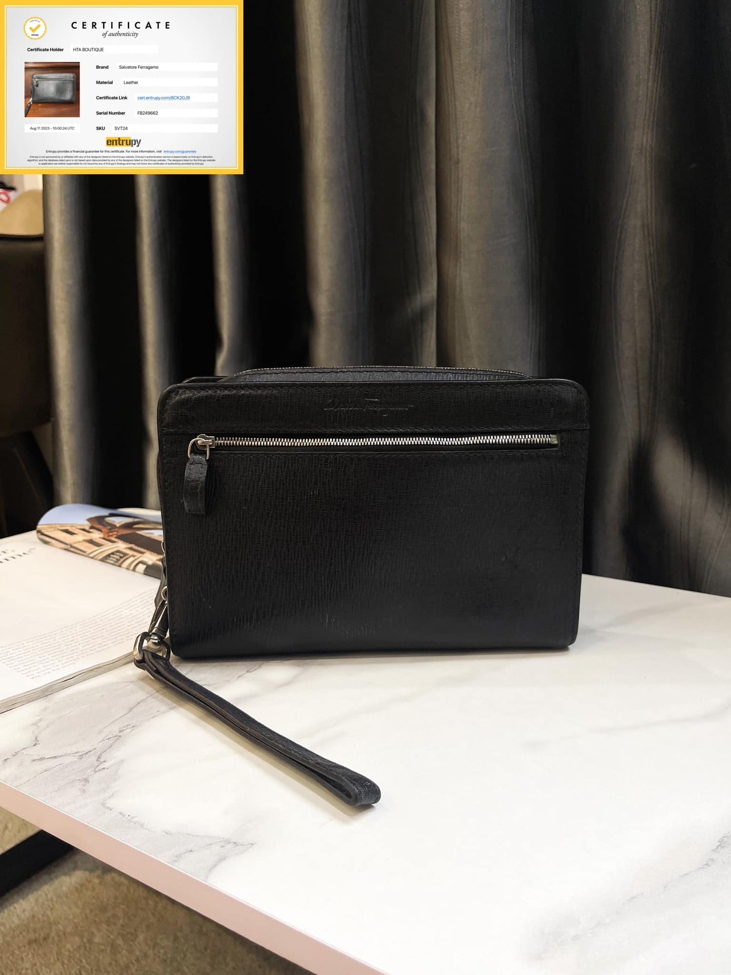 Salvatore Clutch Nam Đen