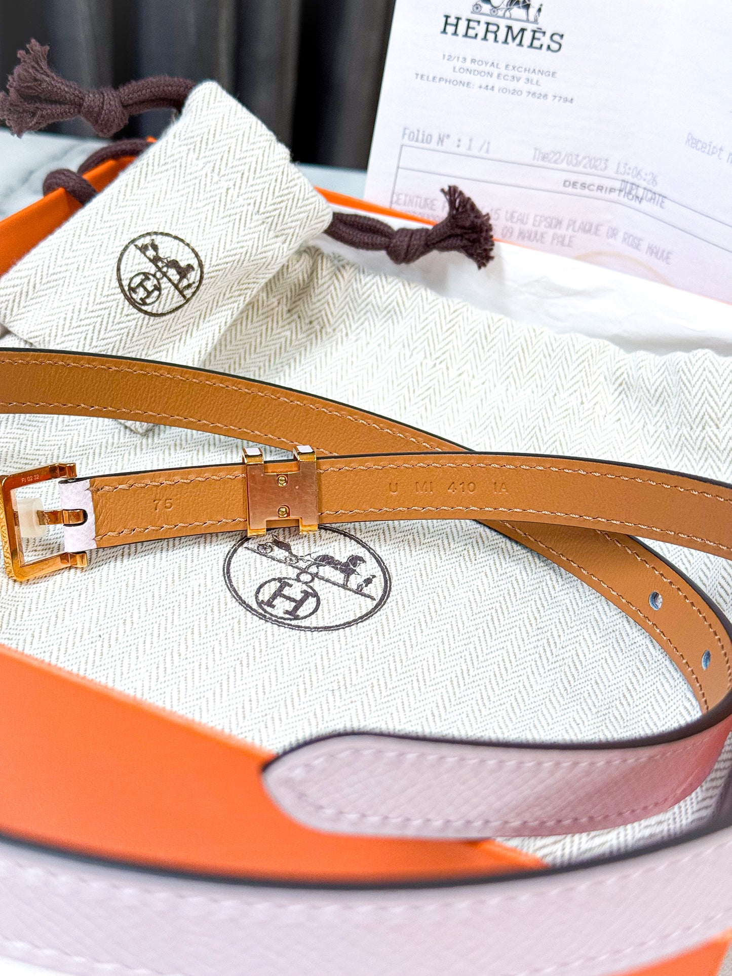 Belt Hermes Pop New Size 37
