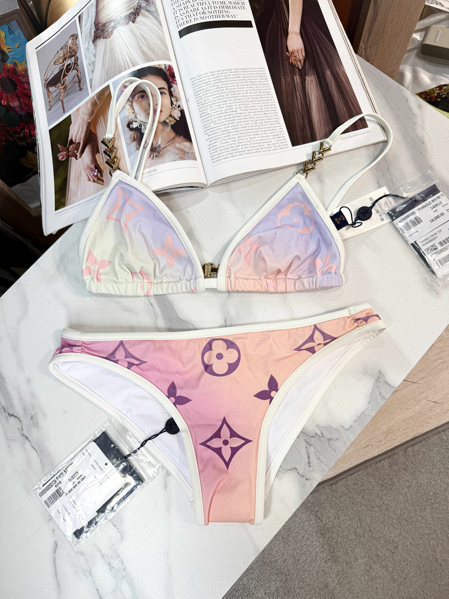 Set Quần Áo Bơi LV New Size 34