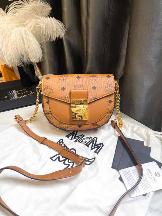 MCM Brown Crossbody Bag