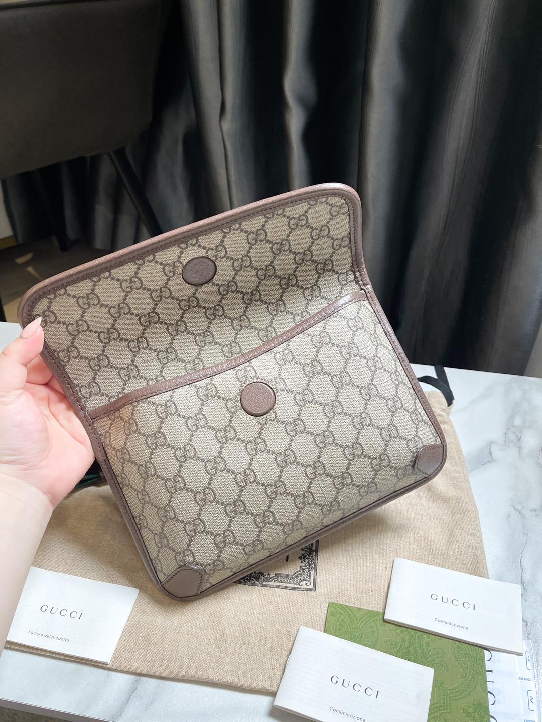 Beltbag Gucci Canvas Hoạ Tiết GG