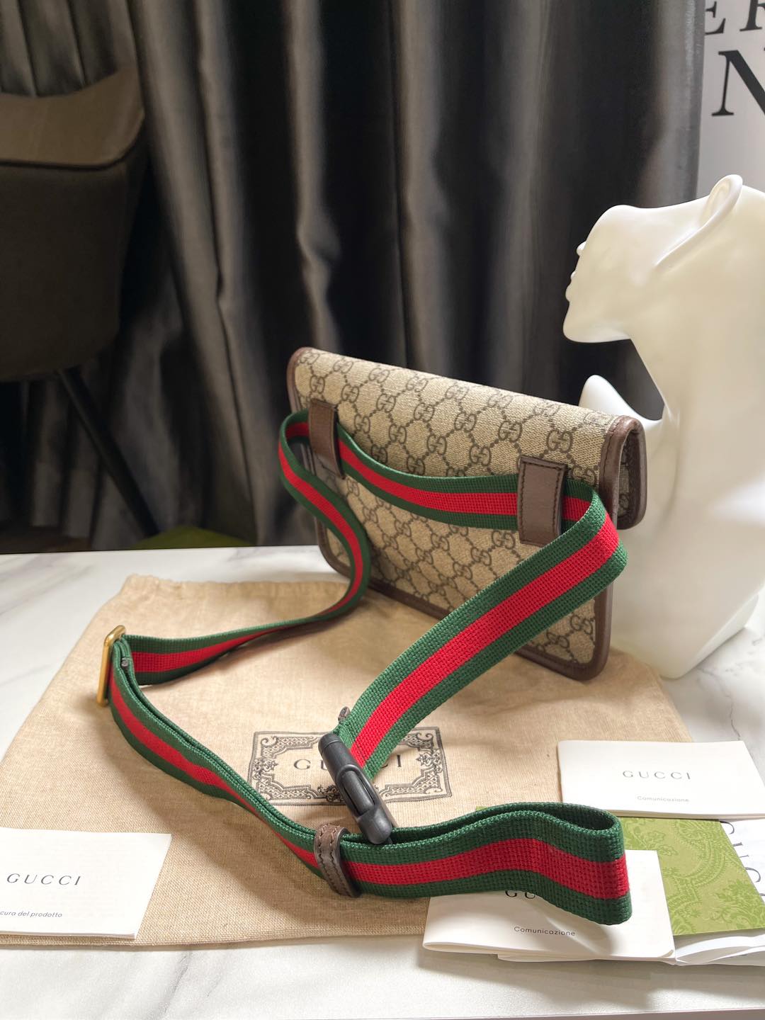 Beltbag Gucci Canvas Hoạ Tiết GG