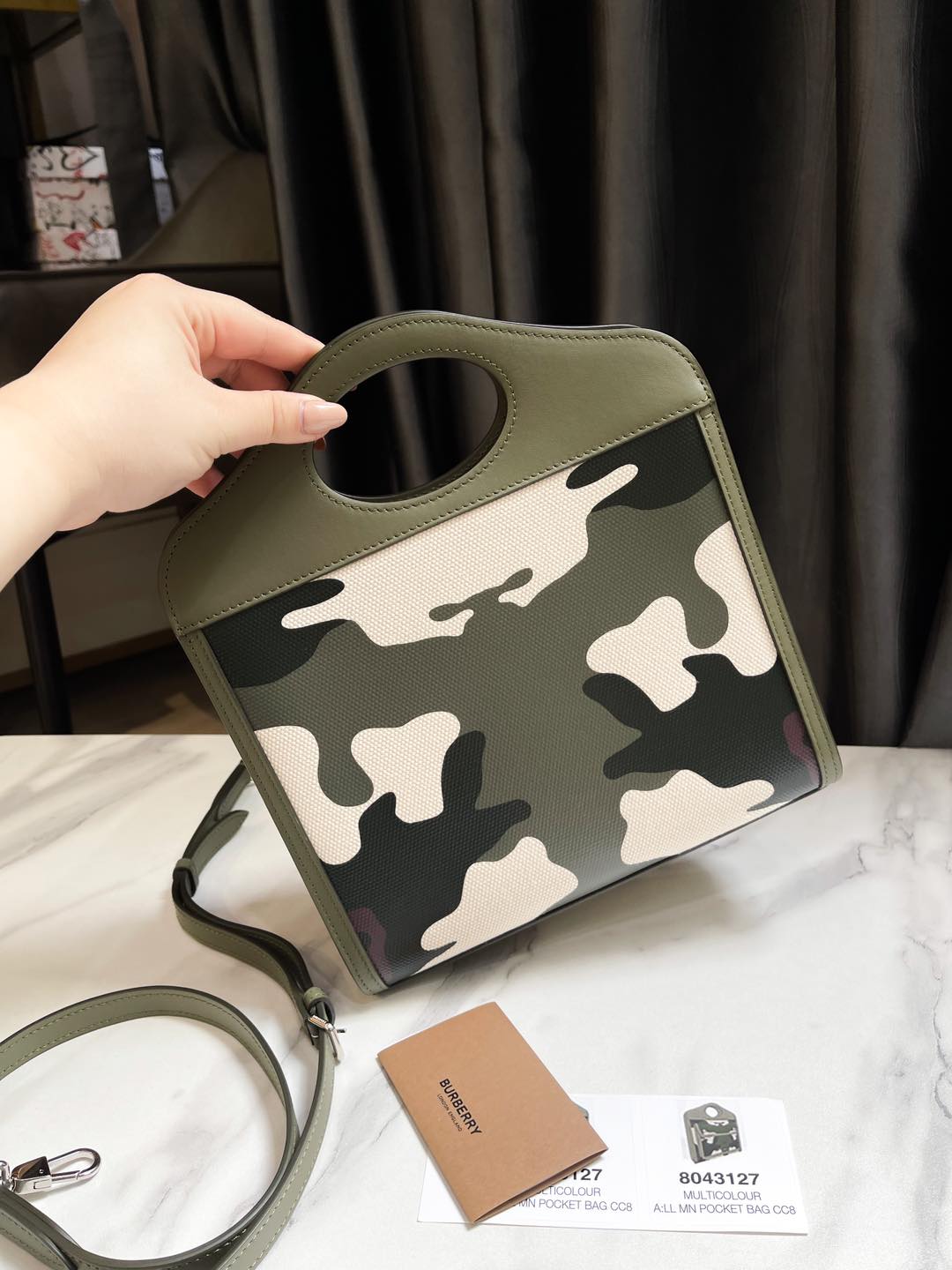 Mini BBR Canvas Camouflage Pocket Bag