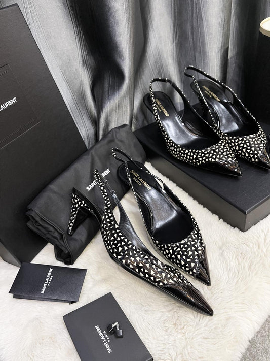 Slingback YSL chấm