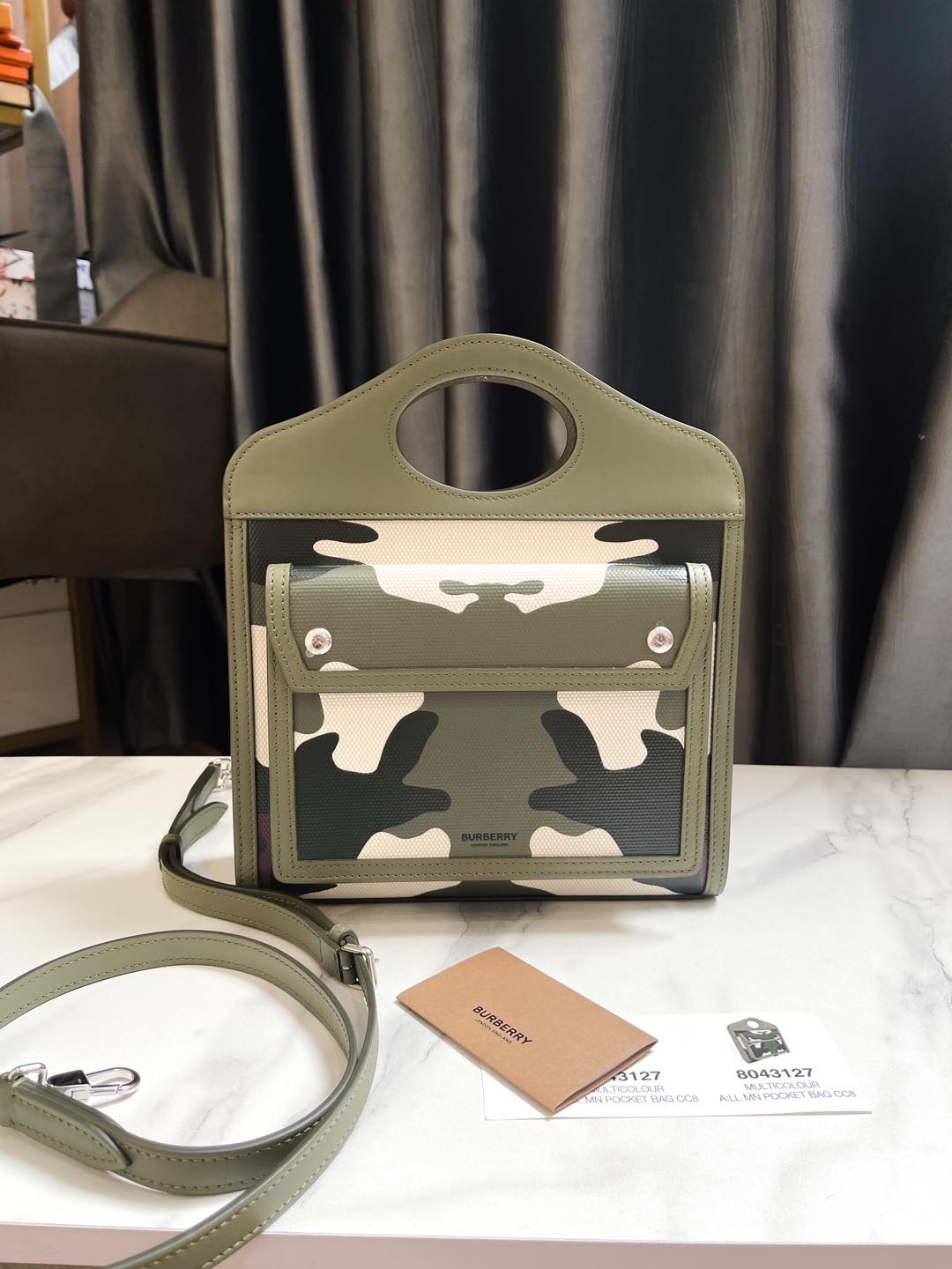 Mini BBR Canvas Camouflage Pocket Bag