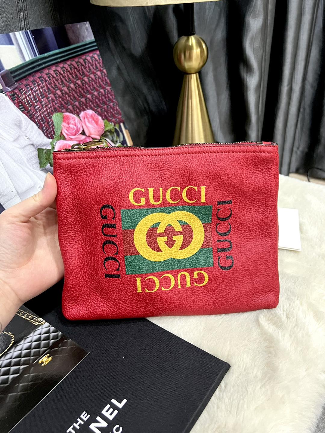 Gucci Clutch Đỏ