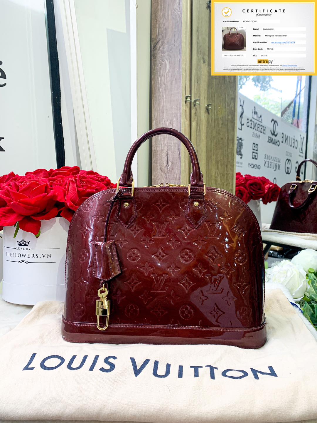 LV Alma PM Da Vernis