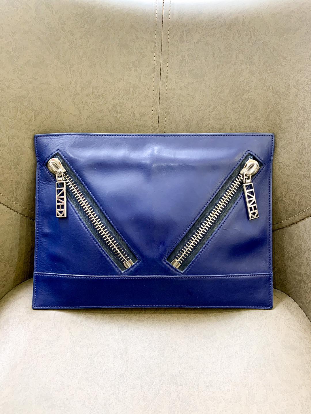 Clutch Kenzo Xanh