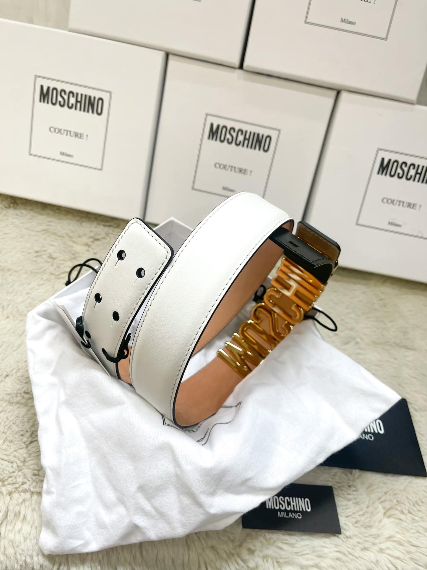 Thắt Lưng Moschino Bản 3.5cm