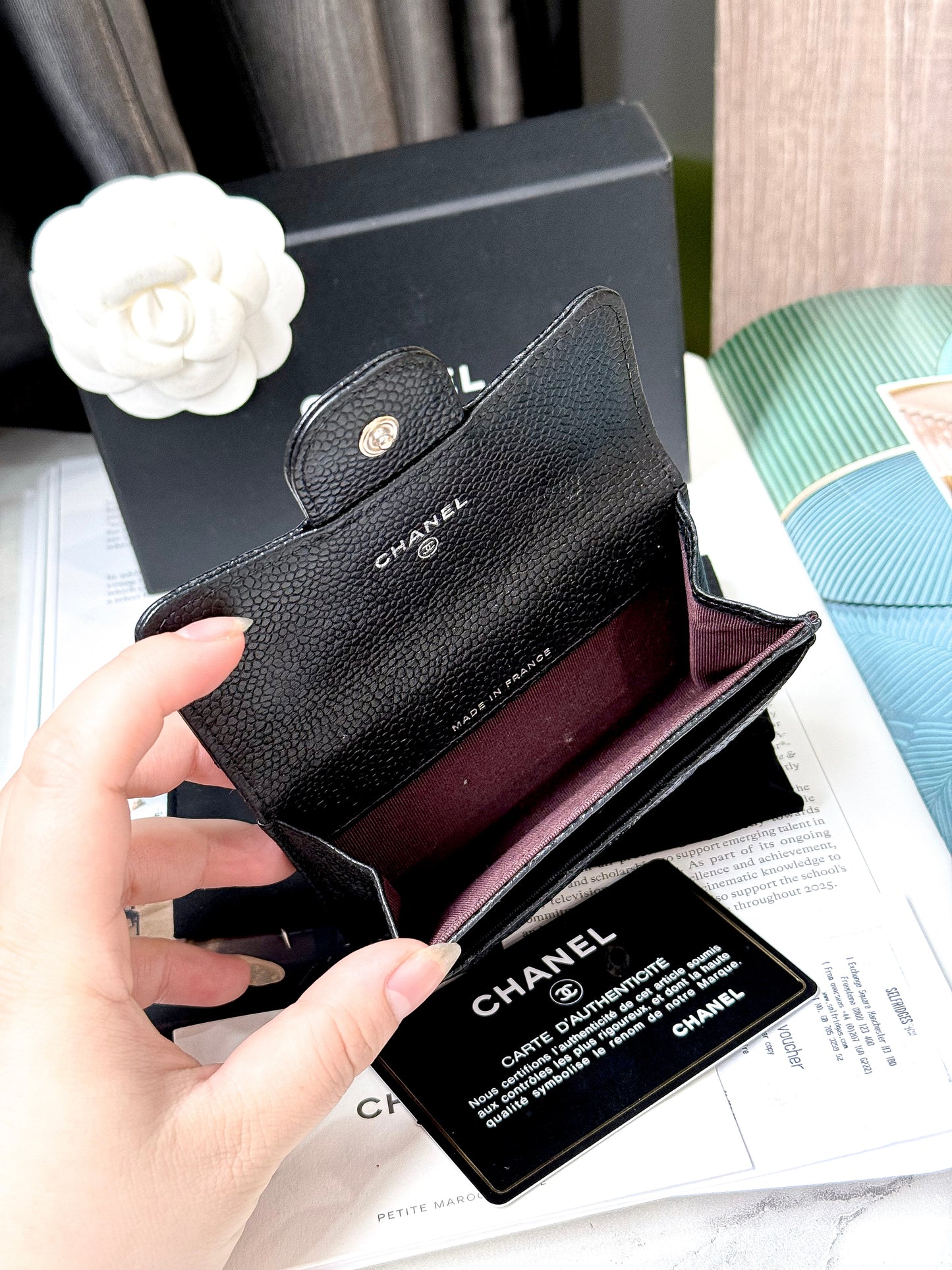 Card Holder Chanel Caviar
