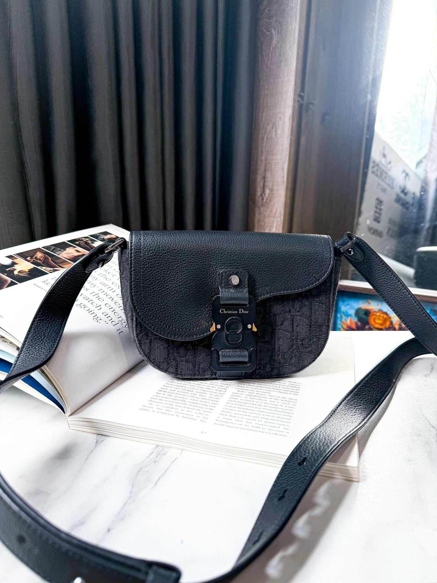 A A Dior Saddle Messenger Mini Bag