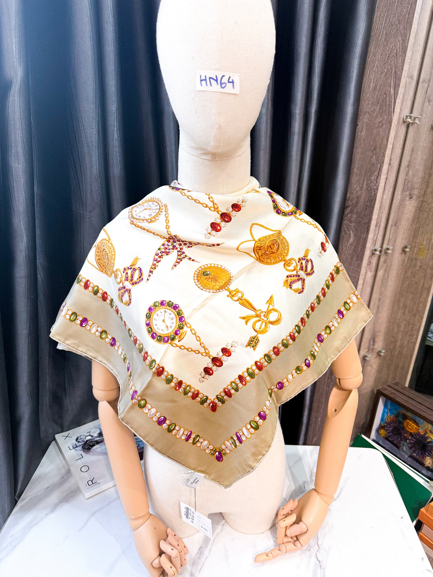 Khăn Lụa Dior Khổ 90x90 HN64 20/11