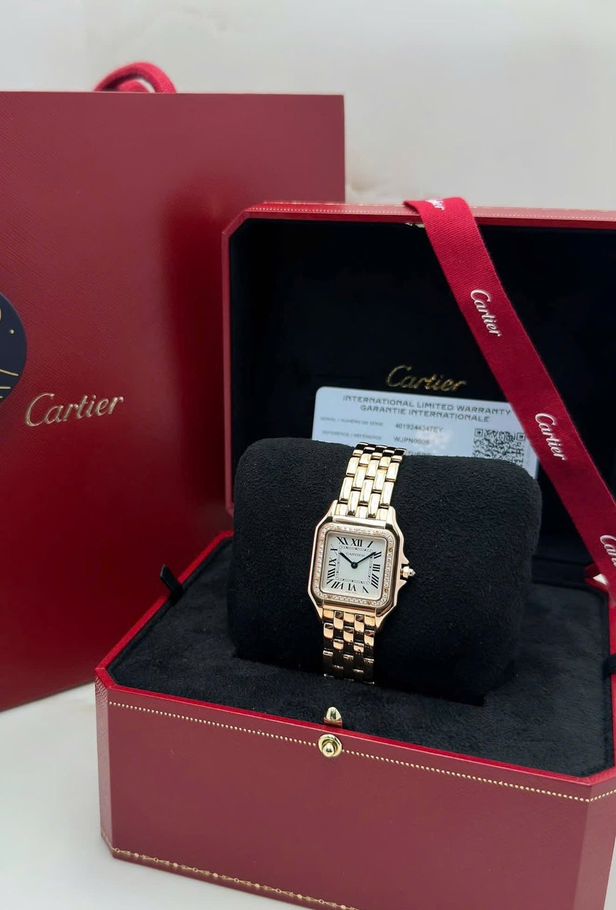 Đồng Hồ Cartier Panthère Rose Gold Diamond