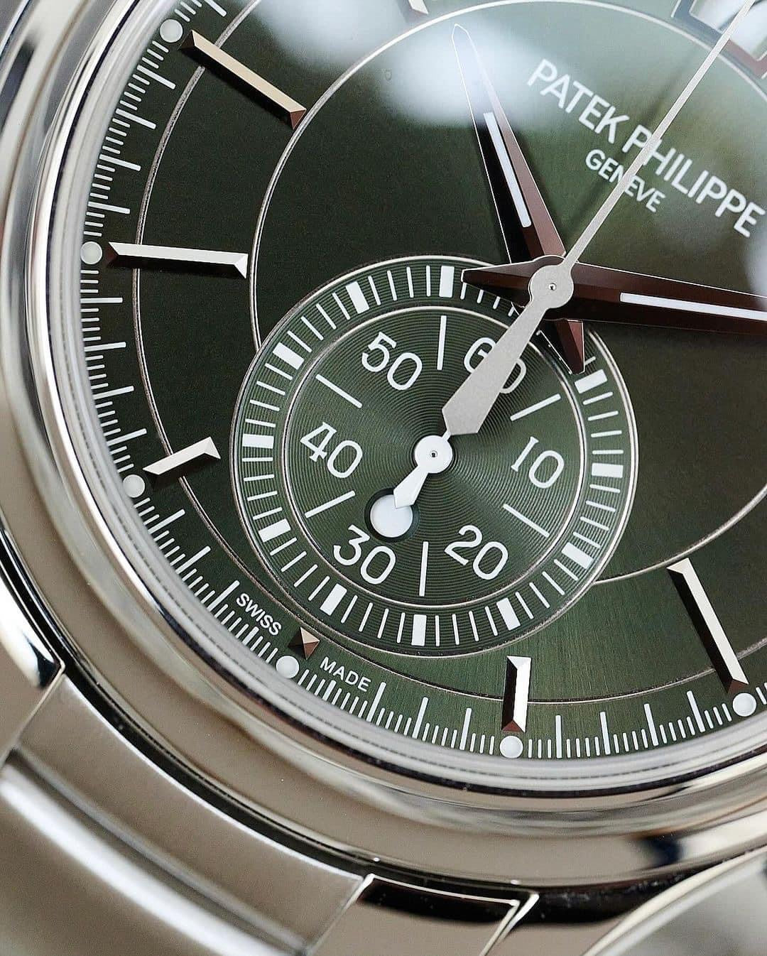 Đồng Hồ Patek Philippe 5905/1A Olive Green Dial