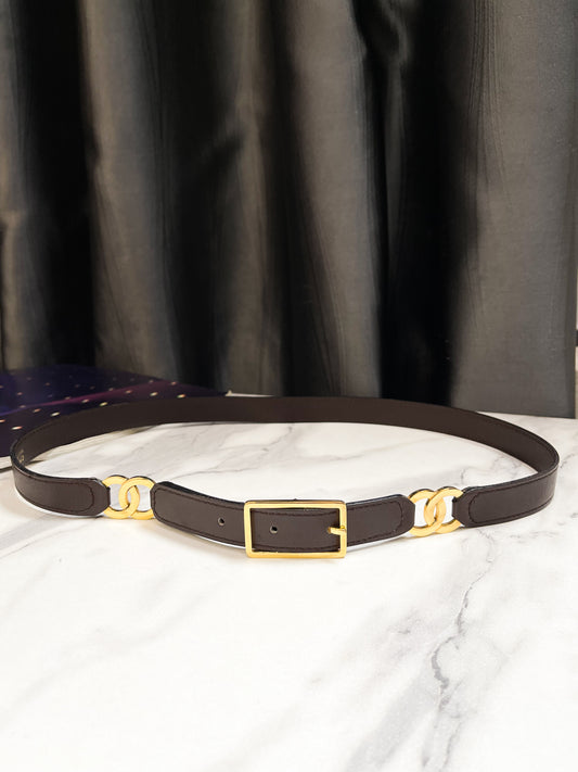 Brown Chanel Belt