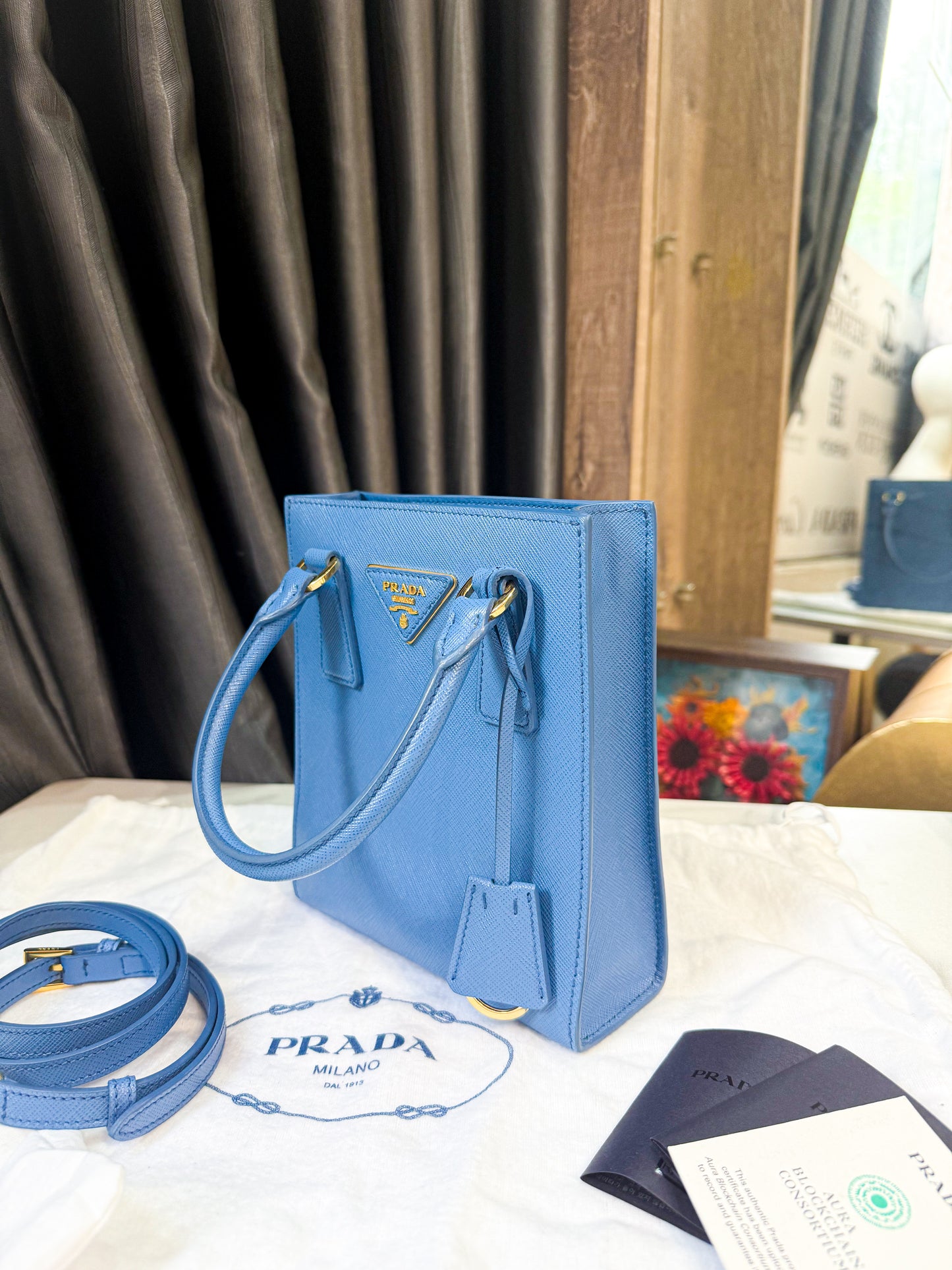 A A Tote Prada Xanh