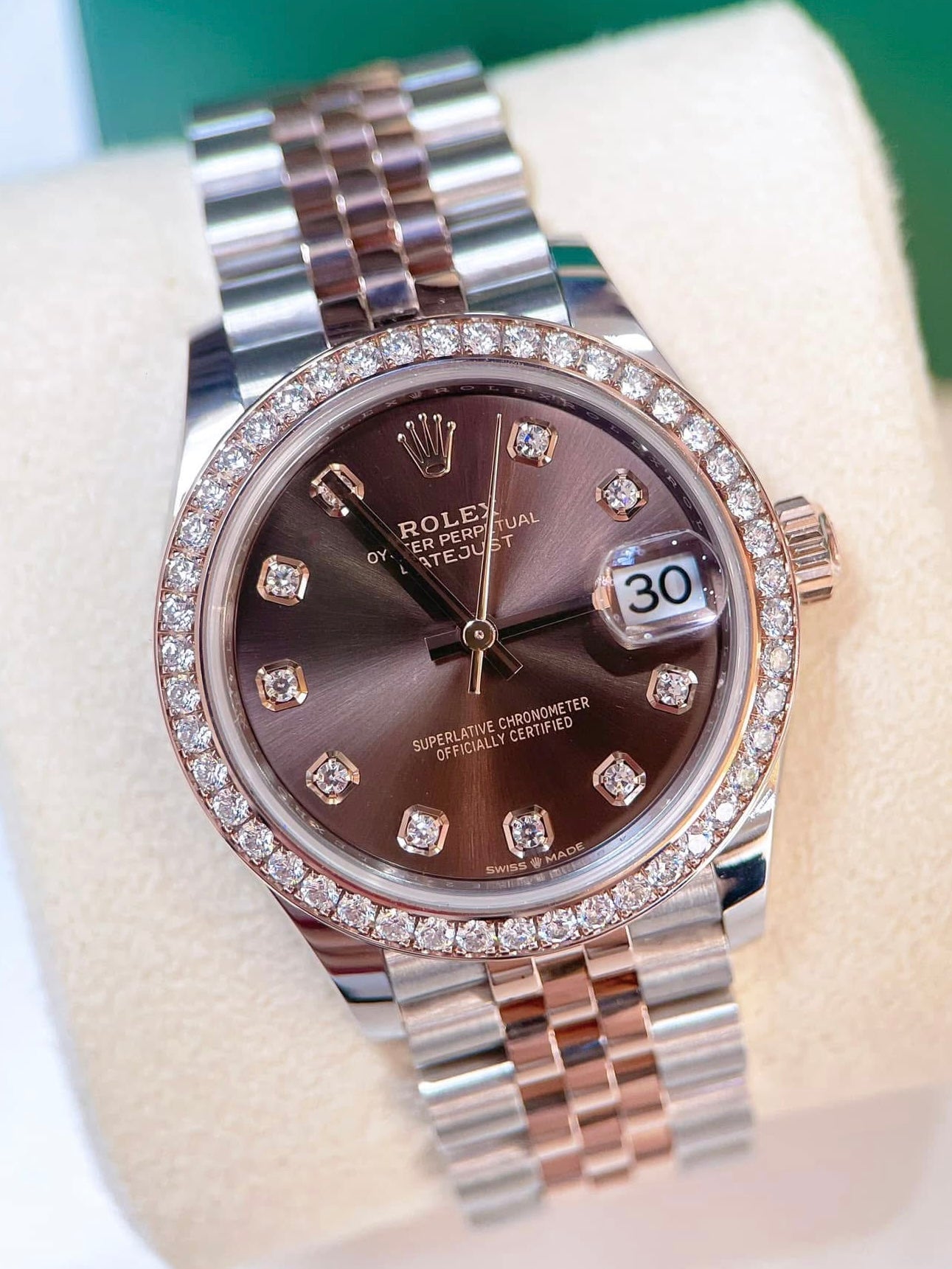 Đồng Hồ Rolex Datejust 278381RBR Chocolate size 31mm