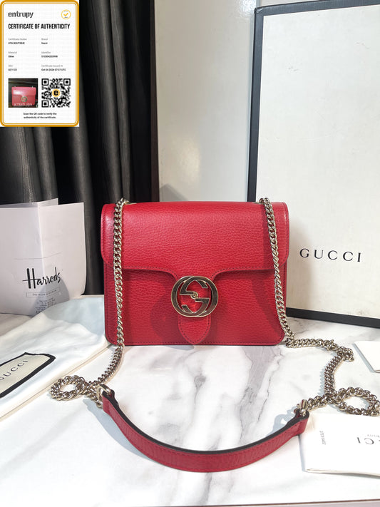 A Gucci Interlocking Đỏ