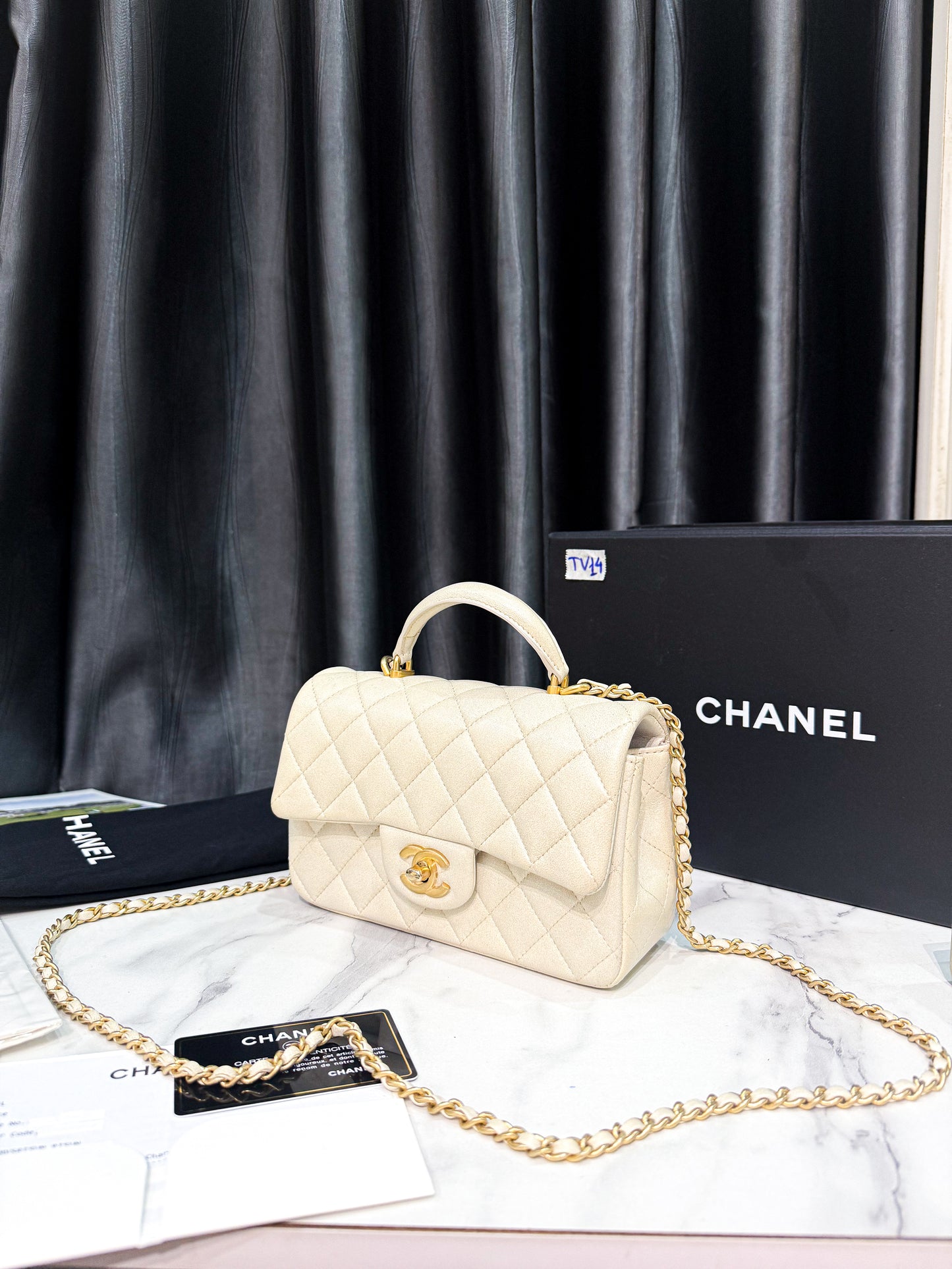 A A Chanel Mini Handle