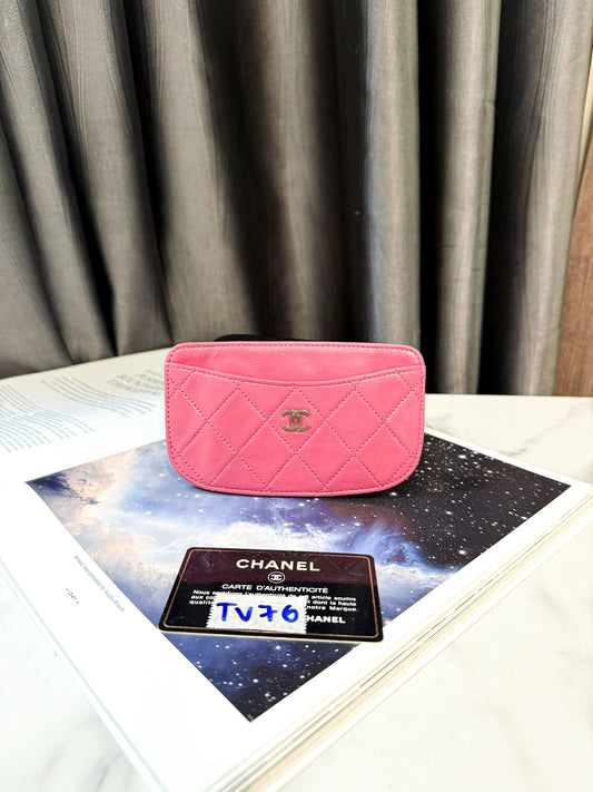 Card Holder Chanel Hồng TV76