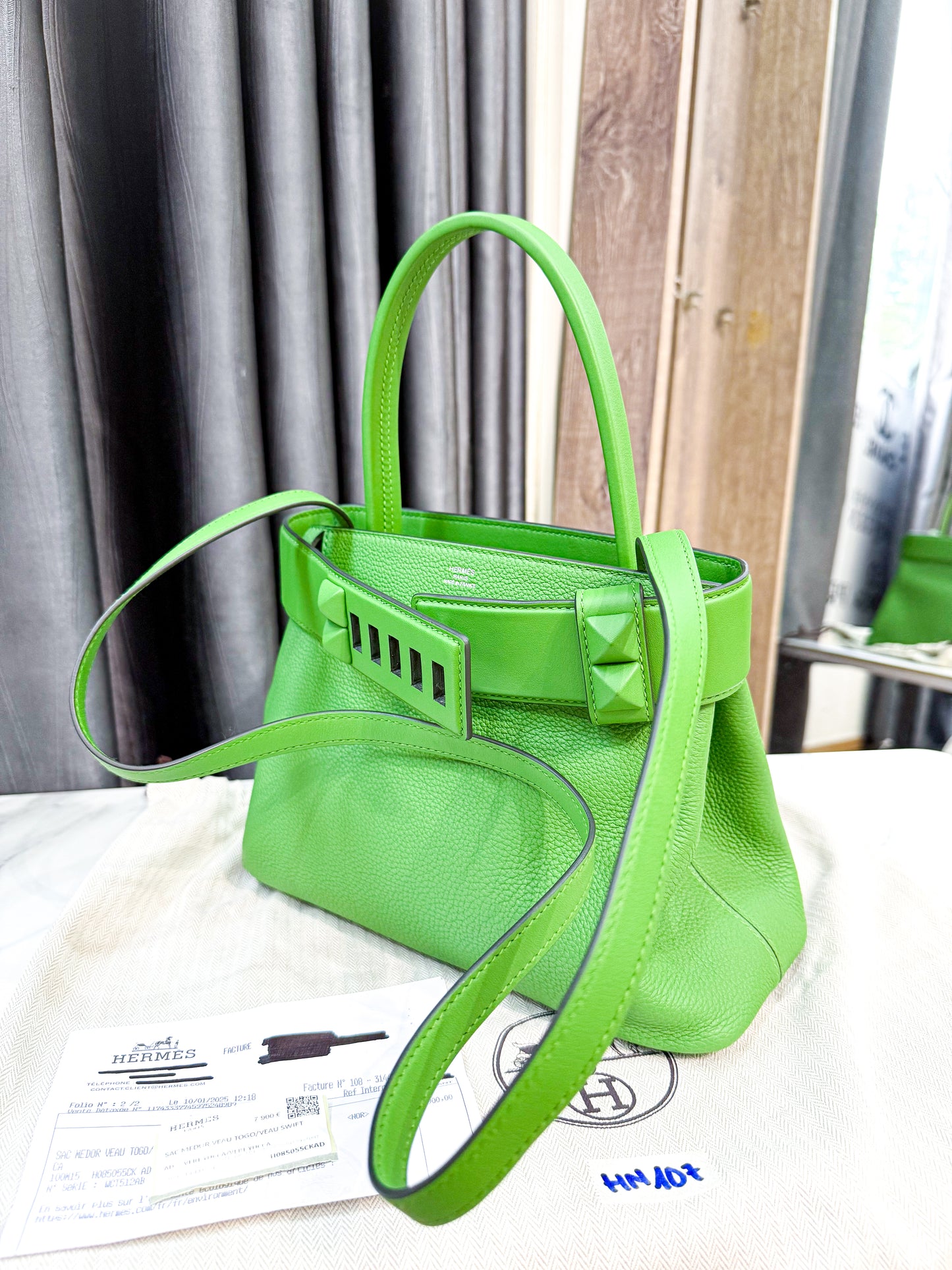 A A Hermes Medor Xanh HN107