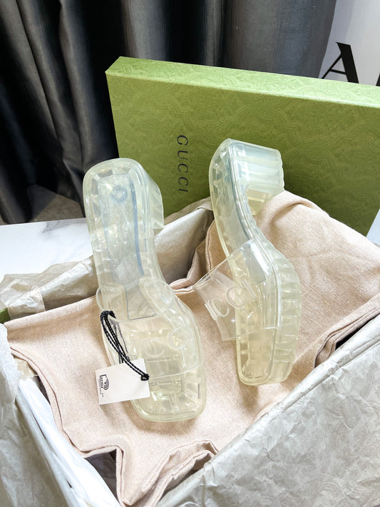 Dép Nhựa Gucci Trong