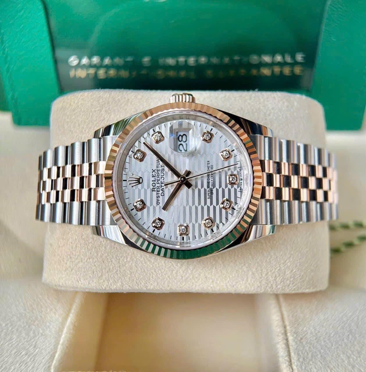 Đồng Hồ Rolex Datejust 126231 Mặt xếp gạch