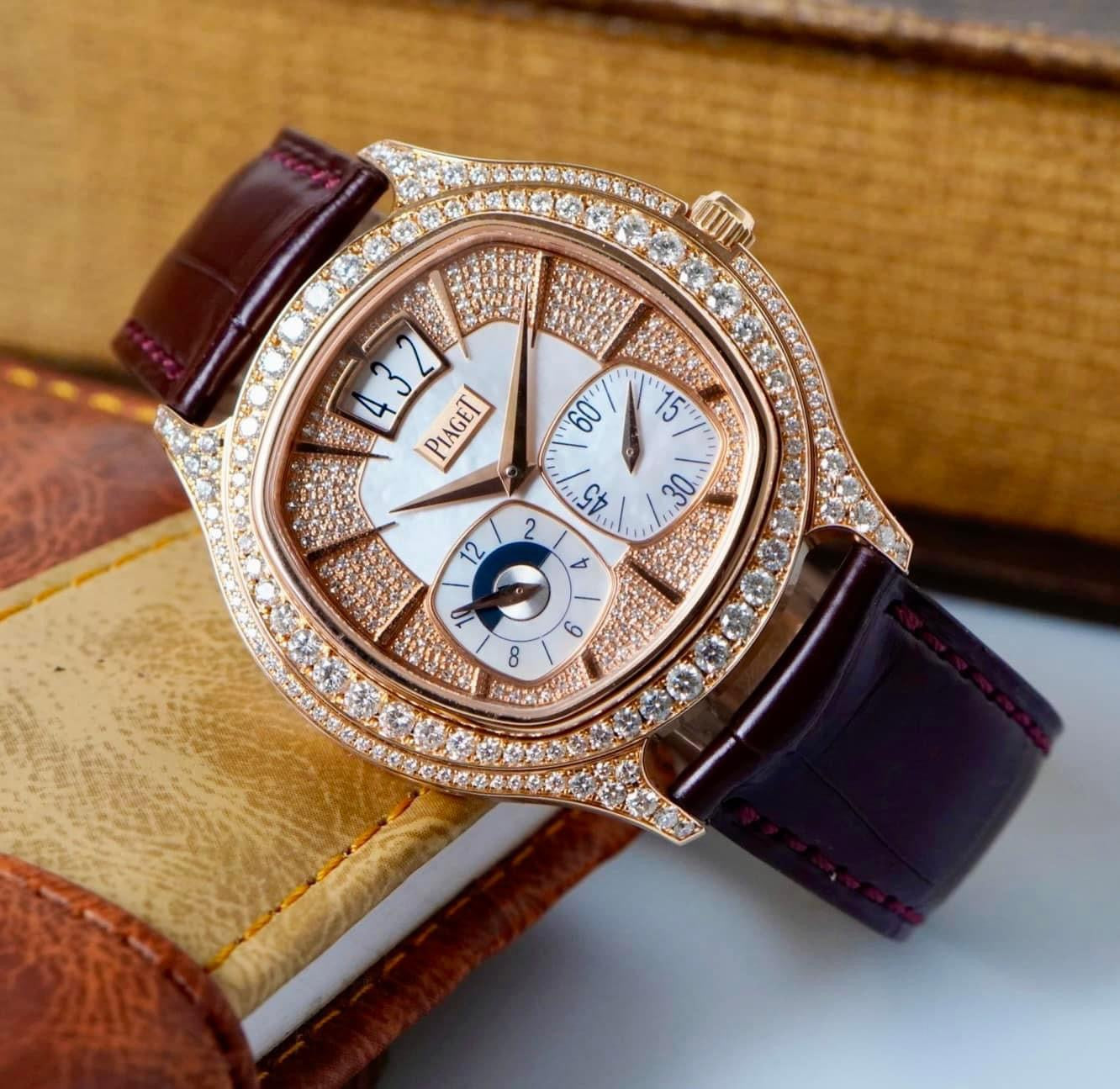 Đồng Hồ Piaget Emperador Rose Gold Full Diamond