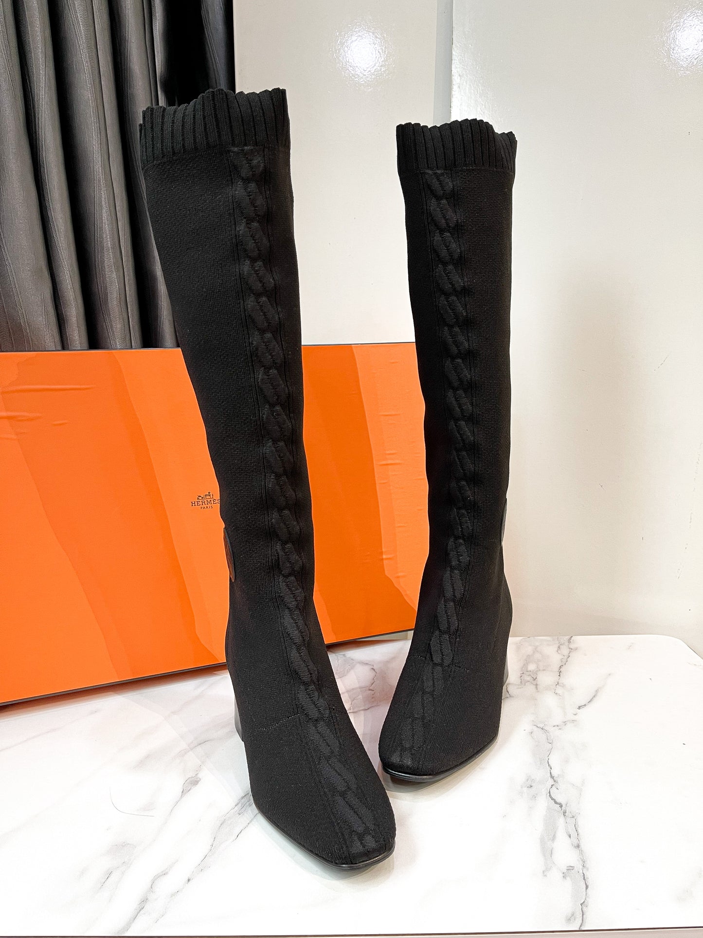 Boot Hermes Cao Cổ Size 37