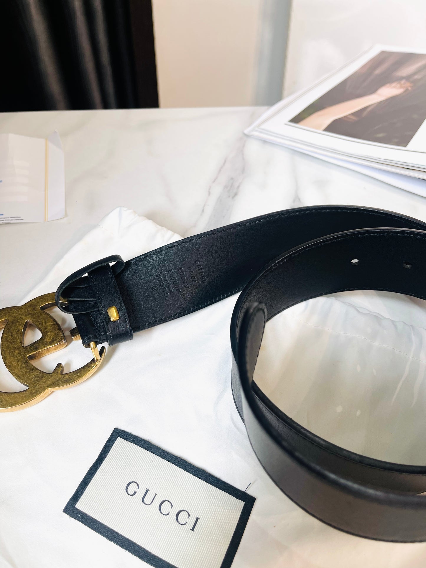 Belt Gucci Bản 4cm Size 70