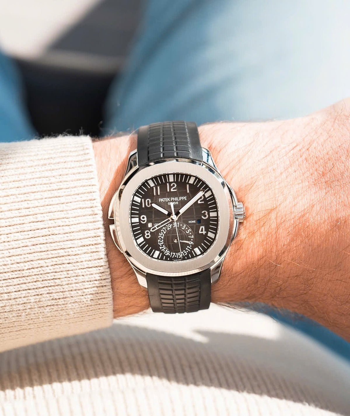 Đồng Hồ Patek Philippe Aquanaut 5164A Travel Time