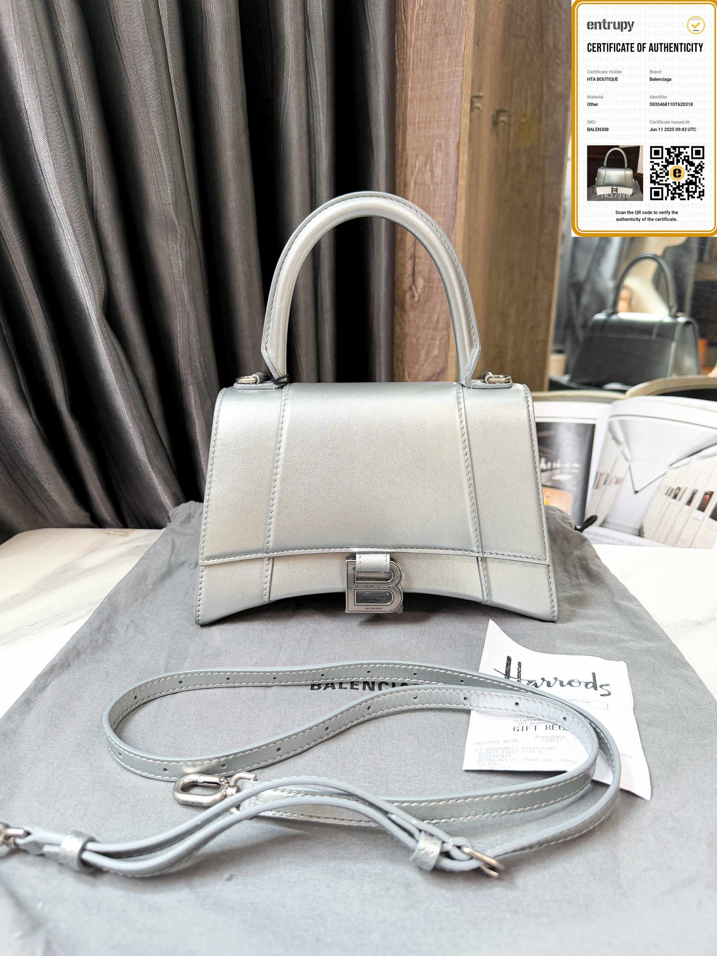 A Balenciaga XS Sliver