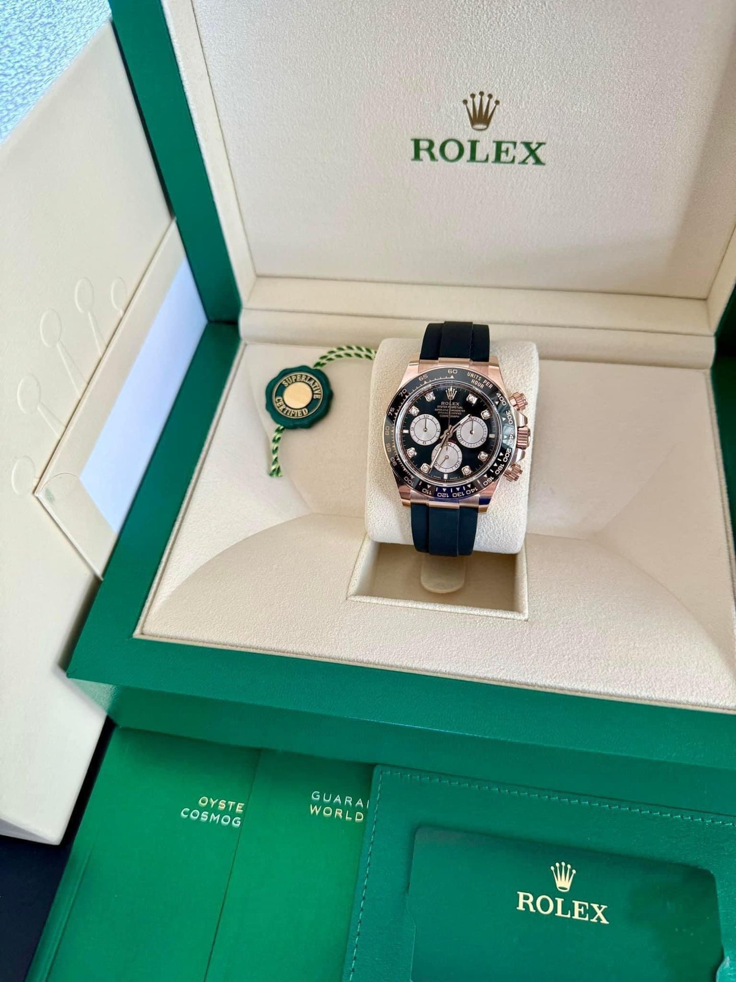 Đồng Hồ Rolex Daytona 126515 Black Diamond 40mm