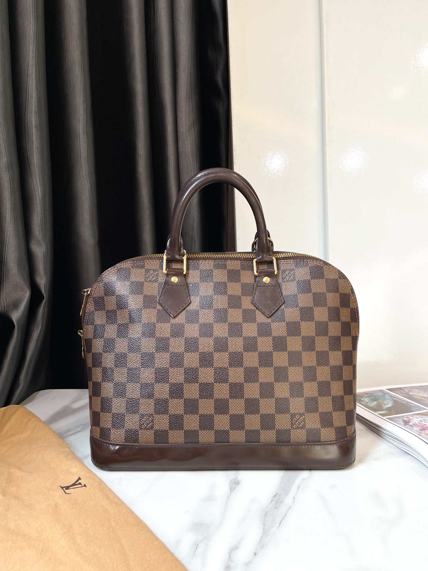 LV Alma PM Damier