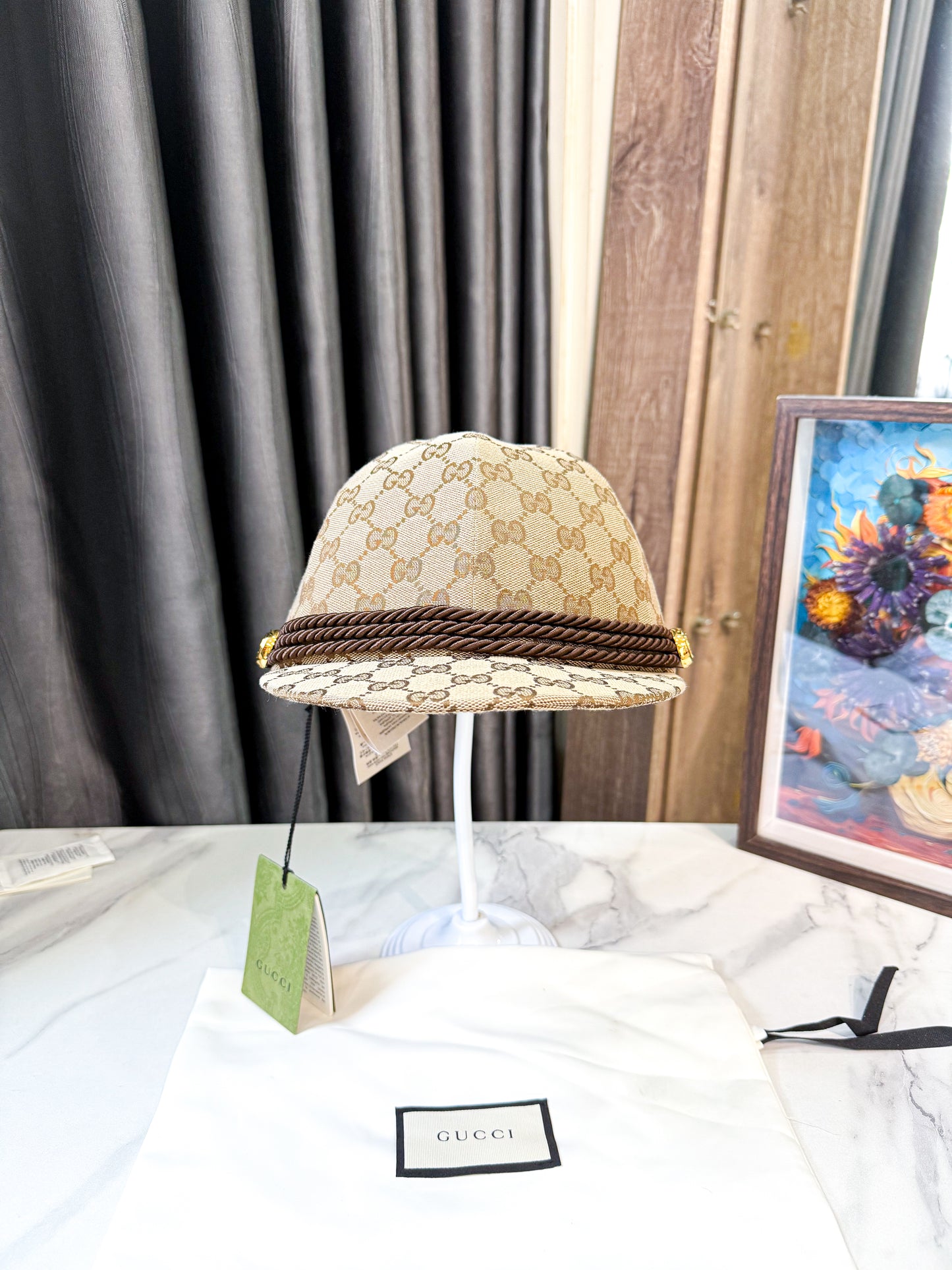 Mũ Gucci Nơ New Size L Fom Nhỏ