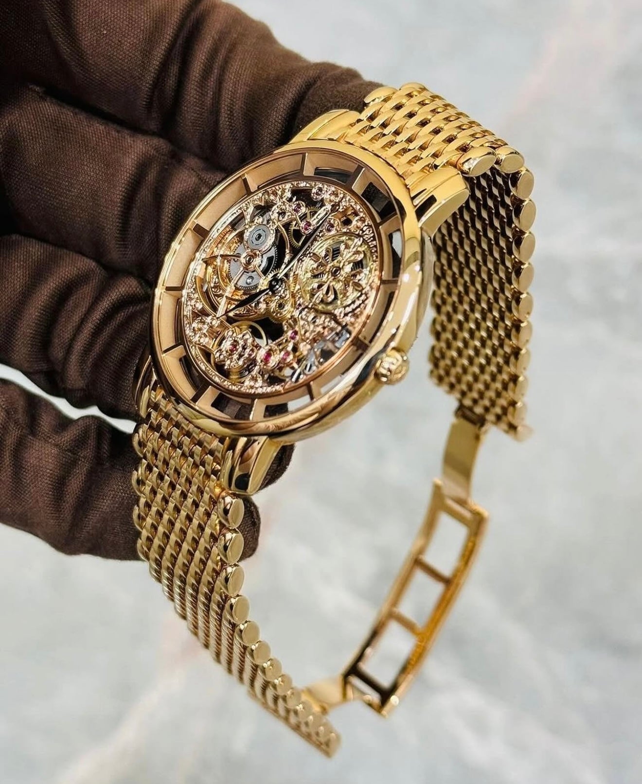 Đồng Hồ Patek Philippe 5180/1R Skeleton Rose Gold