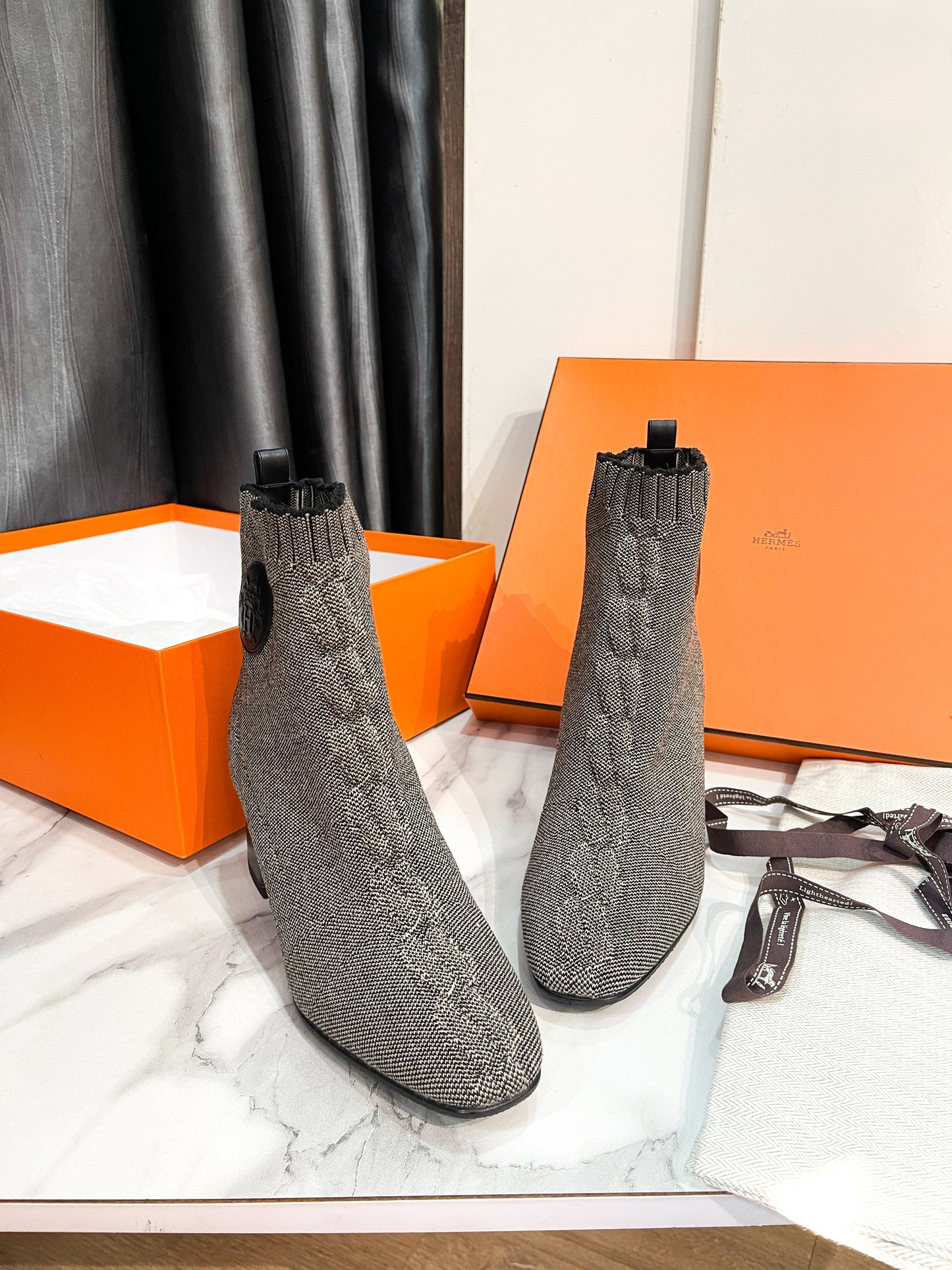 Boot Hermes Grey Size 36